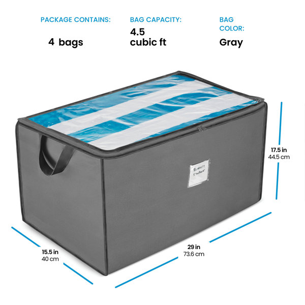 The Twillery Co.® Large Fabric Bin Set & Reviews Wayfair